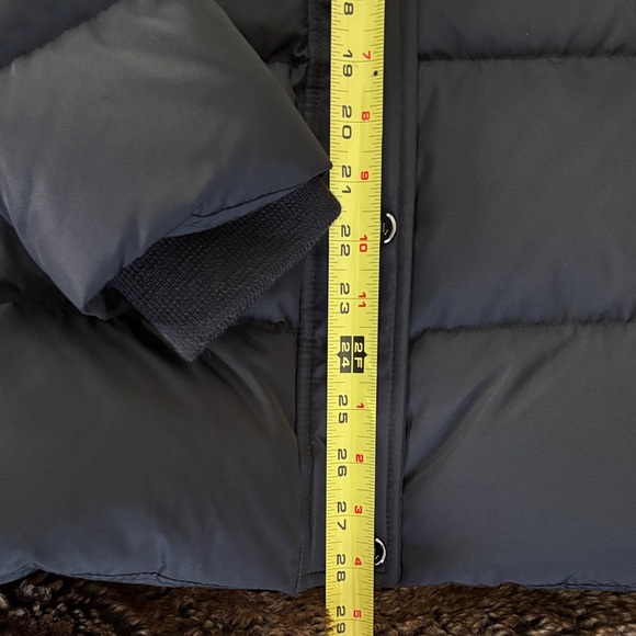 Women’s M Lauren Ralph Lauren Designer Black Puffer Jacket with Faux Fur - Picture 9 of 17